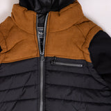 Youth Layered Vest Jacket for Boys in Black