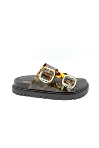MIA Gen Jelly Slide Sandals for Women in Tortoise