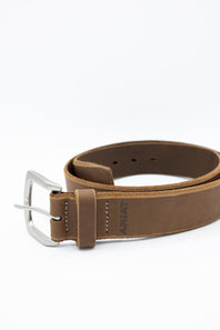 Ariat Beveled Edge Barn Belt for Men in Lite Brown