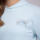 Billabong Youth Original Arch Hooded T-Shirt for Boys in Blue