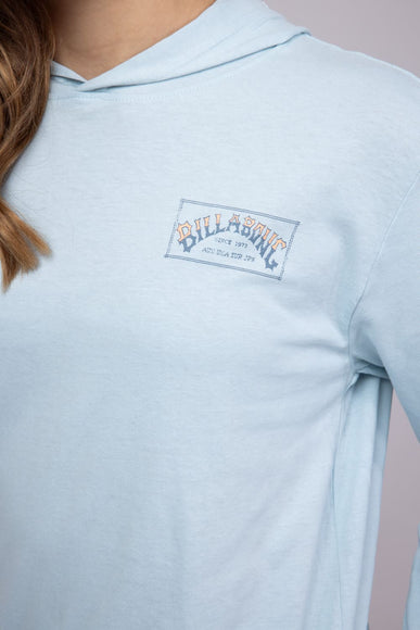 Billabong Youth Original Arch Hooded T-Shirt for Boys in Blue