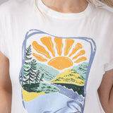 C&C California Lake Camille Every Day T-Shirt for Women in White