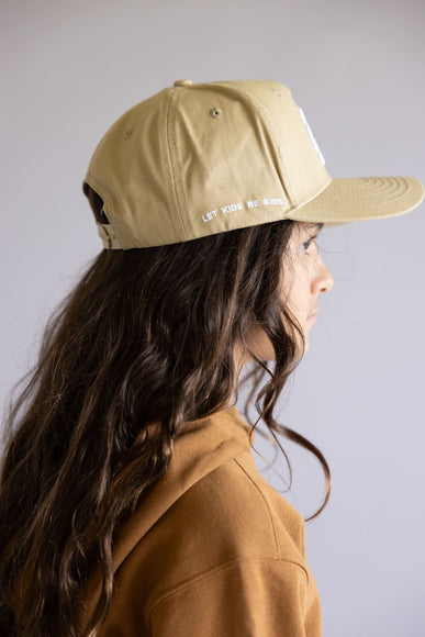 Kid Gang Trucker Hat for Kids in Tan