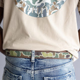Local Boy Ribbon Camo Belt for Men in Green