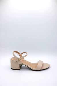 Pierre Dumas Odelia Block Heels for Women in Nude
