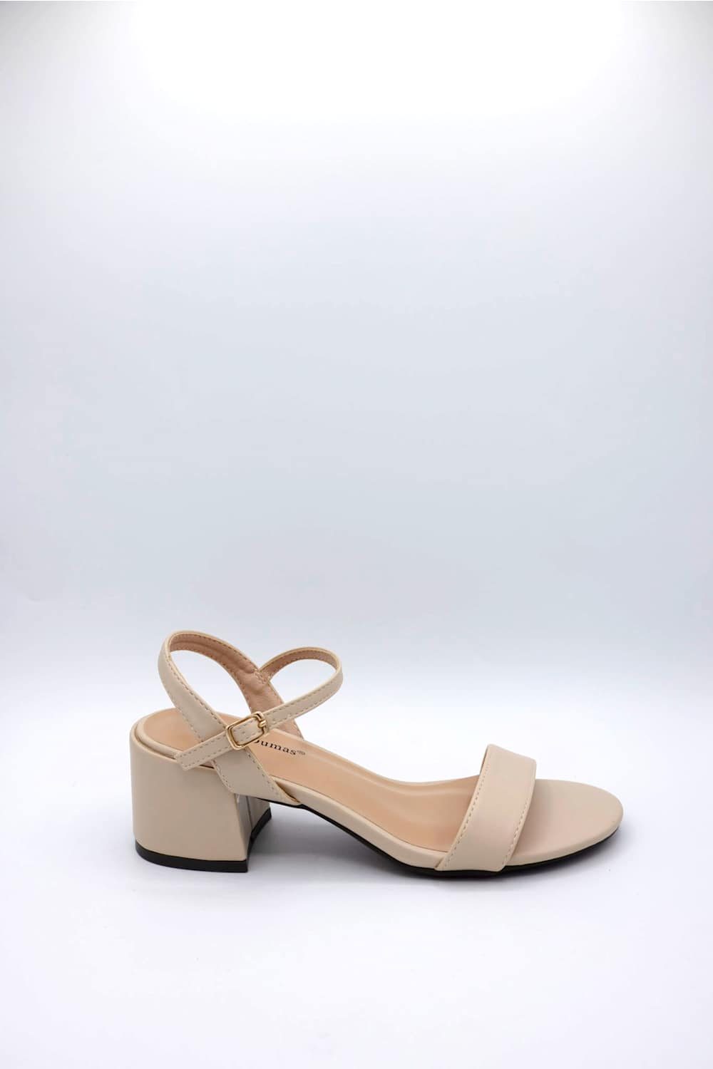 Pierre Dumas Odelia Block Heels for Women in Nude