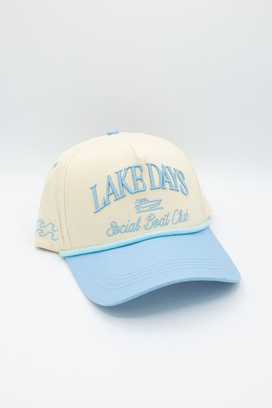 Simply Southern Embroidered Lake Hat for Women in Cream