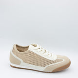 Top Moda Carly Mesh Sneakers for Women in Beige