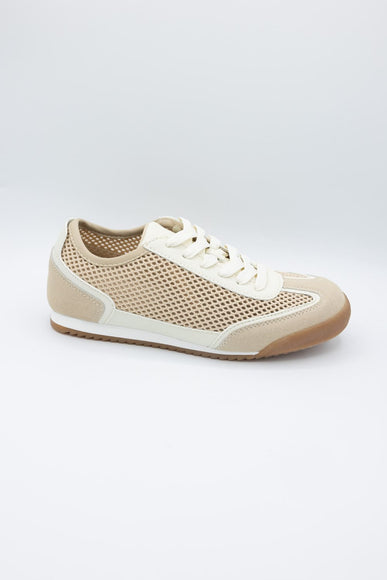 Top Moda Carly Mesh Sneakers for Women in Beige
