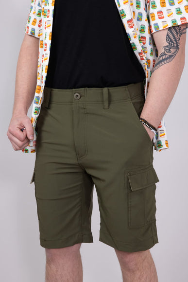 WearFirst 10" Cargo Shorts for Men in Olive Night