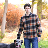 Weatherproof Vintage Brushed Flannel Shirt for Men in Bombay Brown