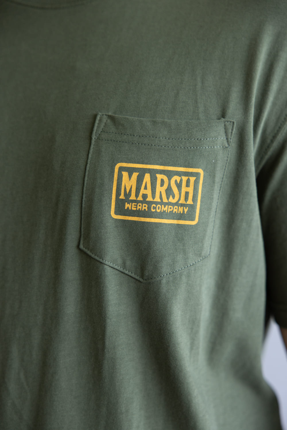 Marsh Wear Badge T-Shirt for Men in Green
