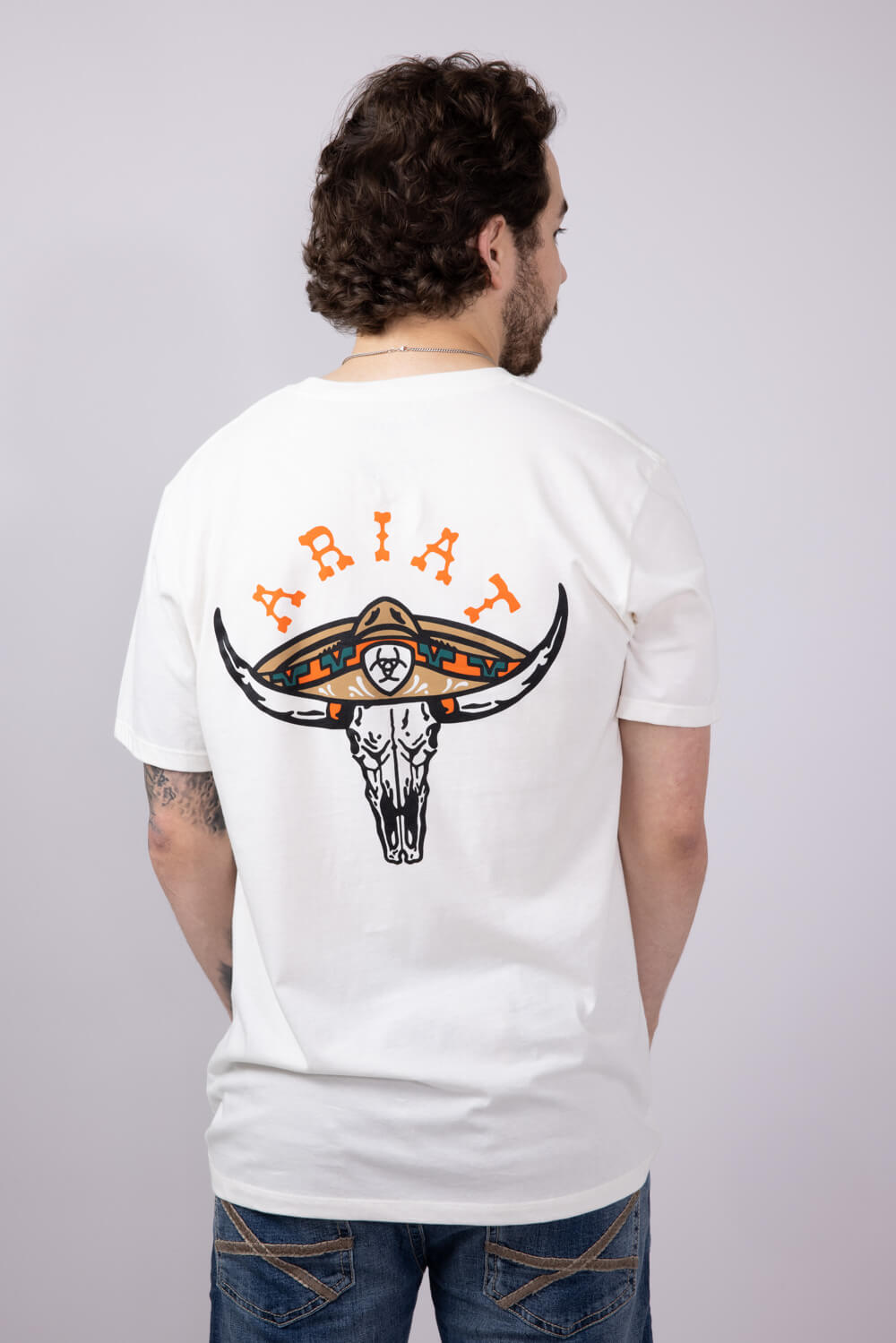 Ariat | Tops | New Ariat Wild West Show Tshirt Plus In Coconut Milk 67a623ed34d61421585f8e1f