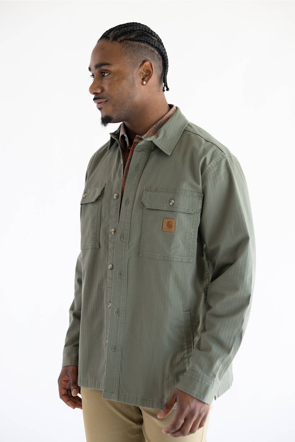 Carhartt Newcastle Shirt Jacket for Men in Olive | 107307-DOV-OLIVE