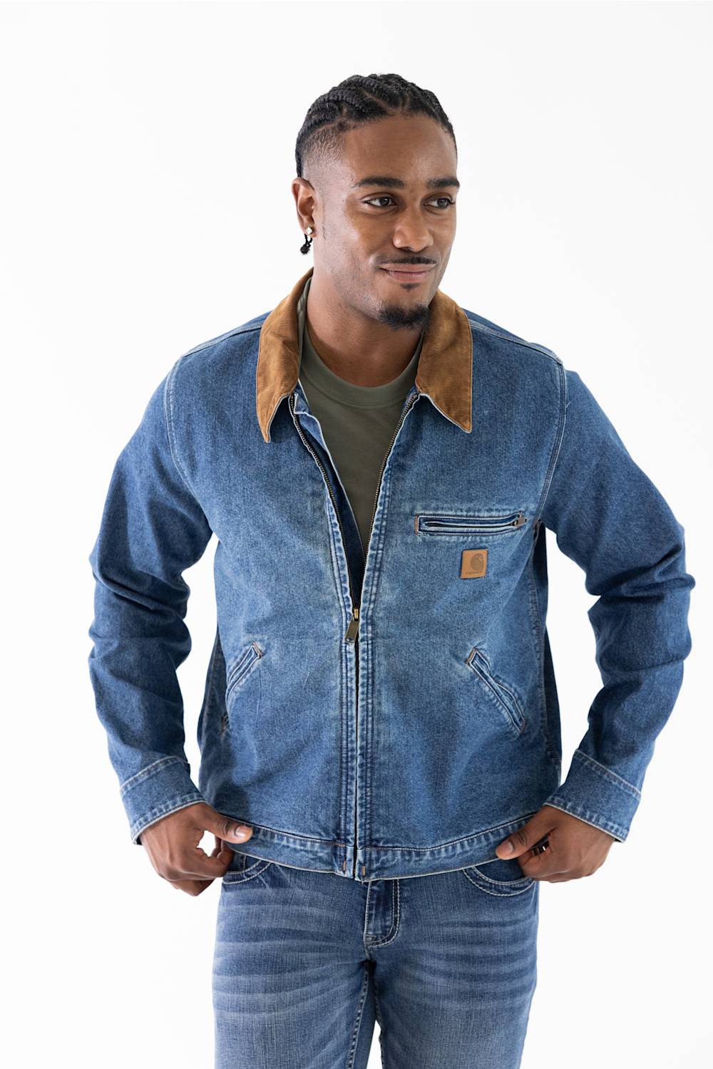 Carhartt Denim Detroit Jacket for Men in Muskegon | 107327-HT6