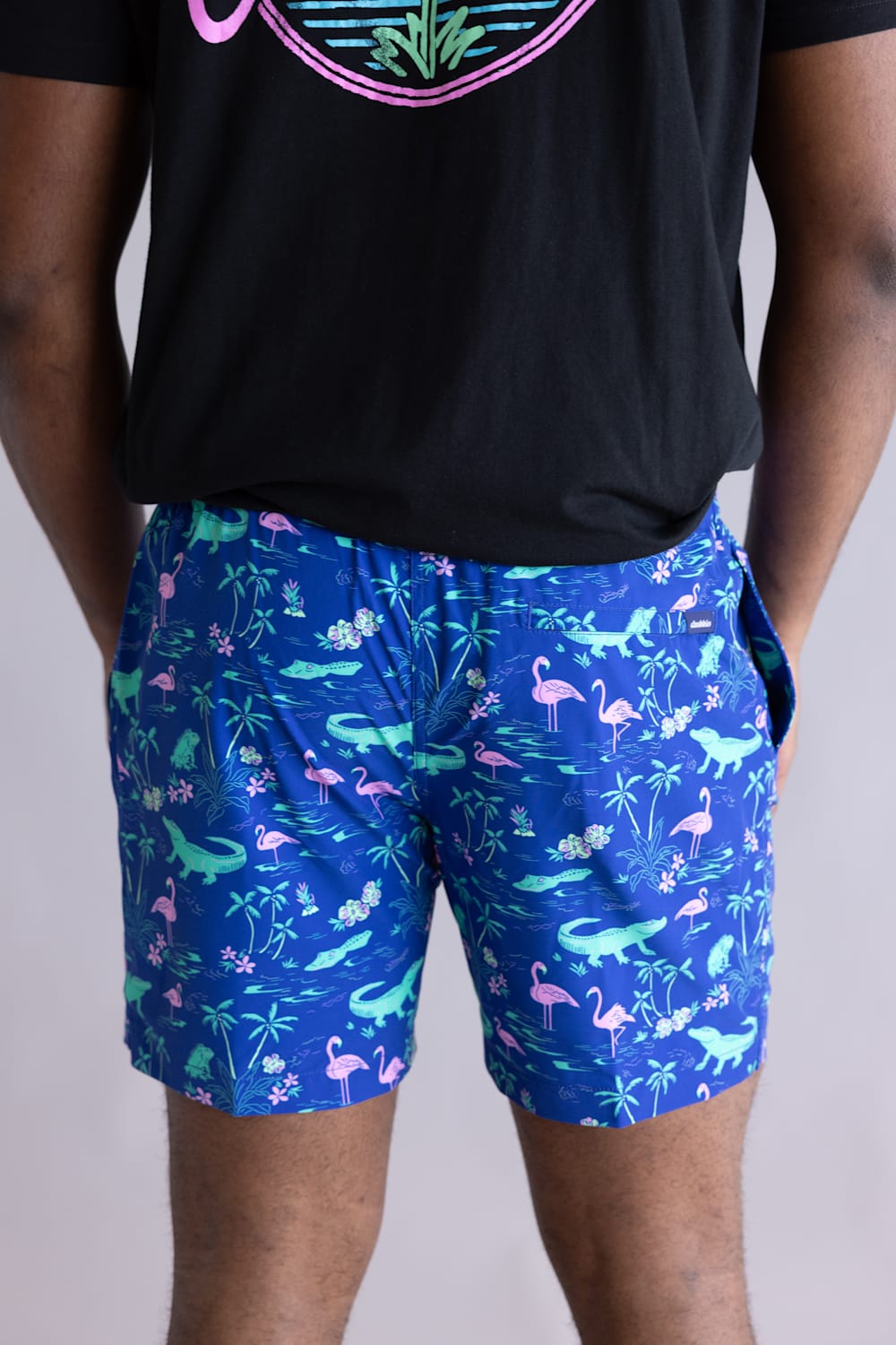 Chubbies Classic Swim Trunks 5.5” Shorts for Men in Blue