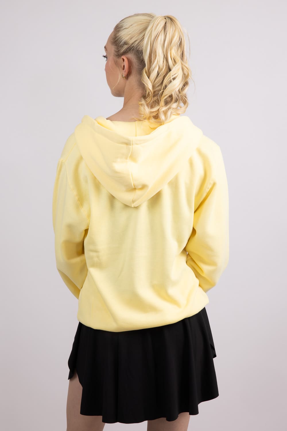 1897 Active Full Zip Fleece Hoodie for Women in Butter Yellow