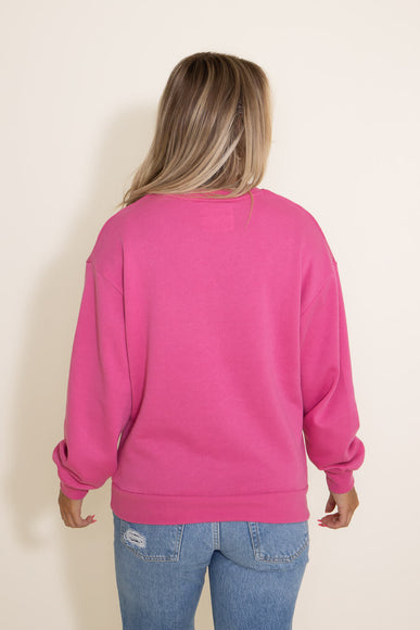 1897 Active Pickleball Left Chest Sweatshirt for Women in Pink