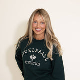 1897 Active Pickleball Sweatshirt for Women in Hunter Green