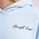 1897 Active Sunset Hour Hoodie for Women in Light Blue