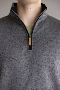 1897 Legends ¼ Zip Pullover for Men in Dark Grey