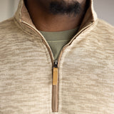 1897 Legends ¼ Zip Pullover for Men in Oatmeal