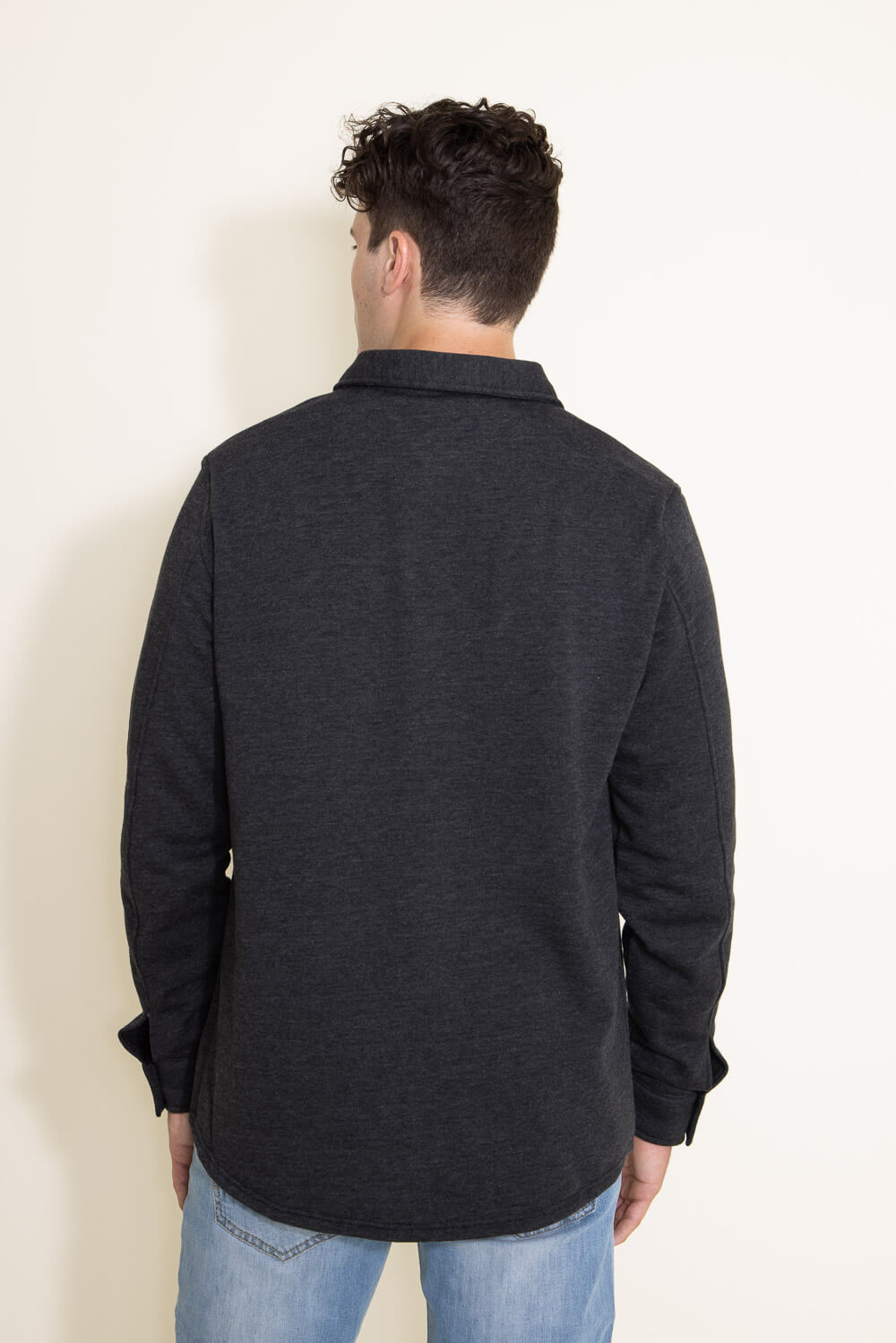Mens sales grey shacket