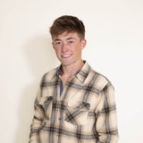 1897 Original Woven Button Down Shirt for Men in Brown