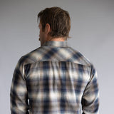 1897 Original Plaid Flannel Shirt for Men in Navy Green