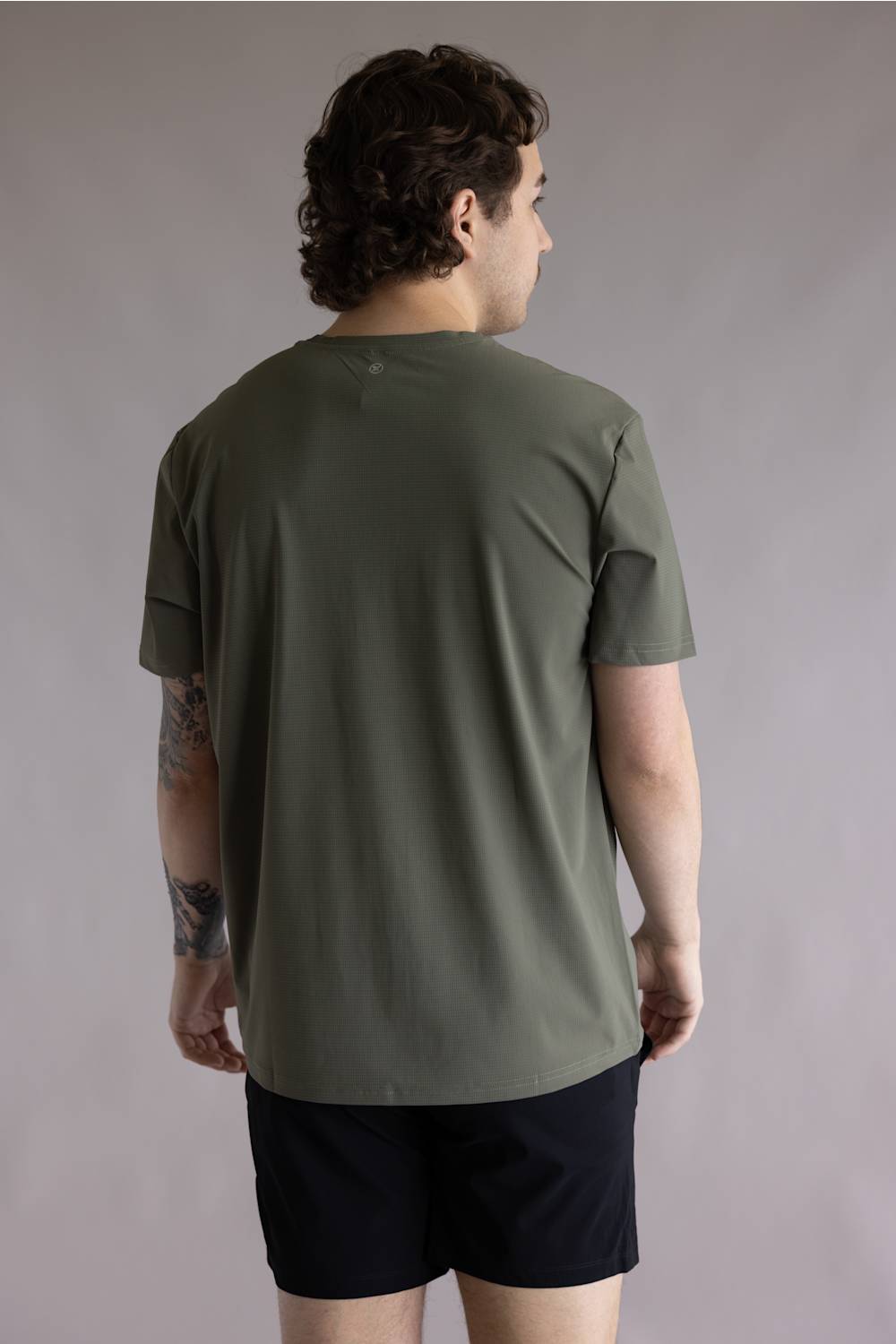 4Way Flex Track Shirt for Men in Basil