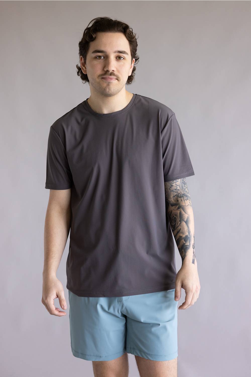 4Way Flex Track Shirt for Men in Tornado