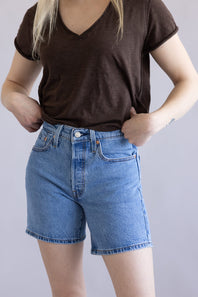 Levi’s 501 Mid Thigh Denim Shorts for Women