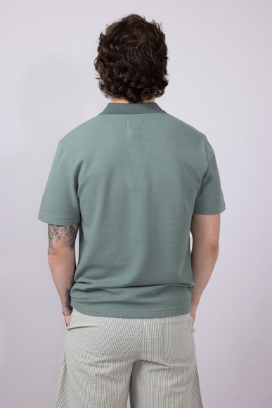 PX Johnny Collar Polo Shirt for Men in Seafoam
