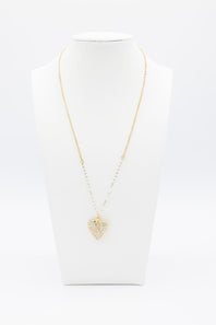 Faith Custom Charm Necklace in Gold