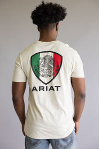Ariat Tenochitlan Shield Shooter T-Shirt for Men in Natural