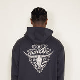 Ariat Arrowhead Hoodie for Men in Grey