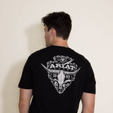 Ariat Arrowhead T-Shirt for Men in Black 