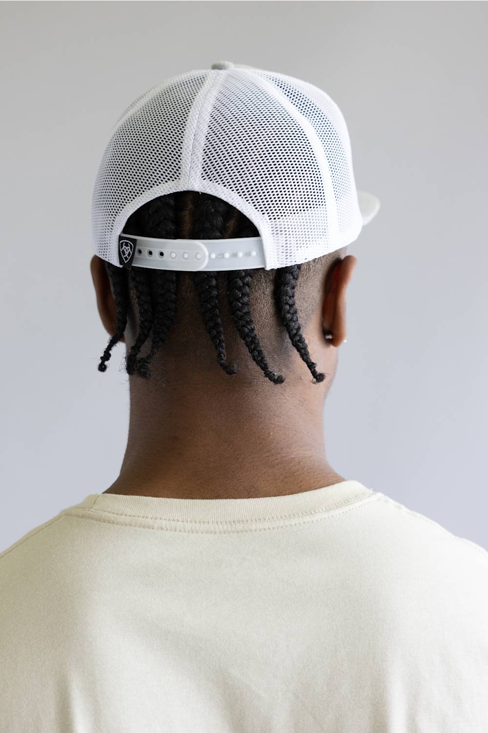 Ariat Boot Stitch Patch Logo Cap for Men in Grey