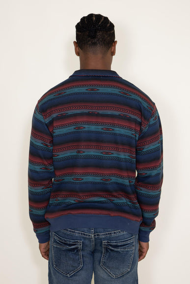 Ariat Cotton Rich Mock Neck Sweatshirt for Men in Blue