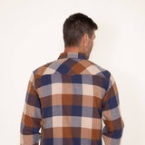 Ariat Haider Retro Fit Flannel Shirt for Men in Brown