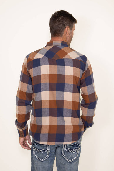 Ariat Haider Retro Fit Flannel Shirt for Men in Brown