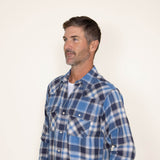 Ariat Hoyt Flannel Shirt for Men in Blue