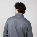 Ariat Team Logo Quarter Zip Sweatshirt for Men in Grey