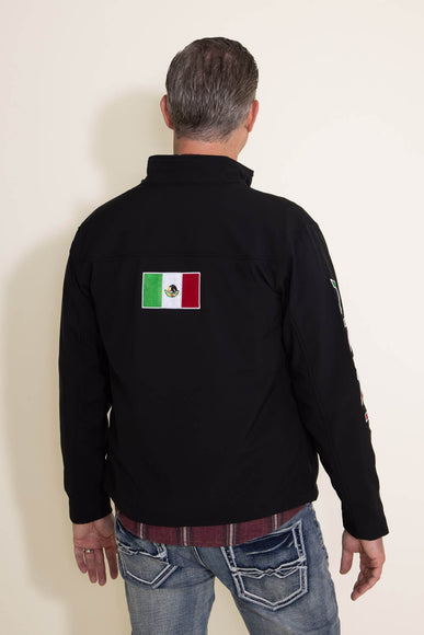 Ariat New Team Softshell Mexico Jacket for Men in Black