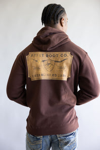 Ariat Shield Steer Head Hoodie for Men in Brown