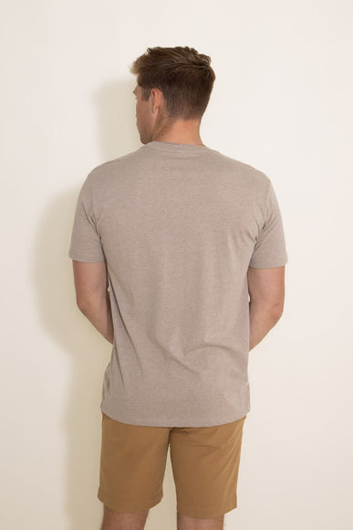 Ariat Surf and Turf Western Aloha T-Shirt for Men in Oatmeal Brown