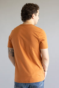 Ariat Underlands Camo Badge T-Shirt for Men in Orange