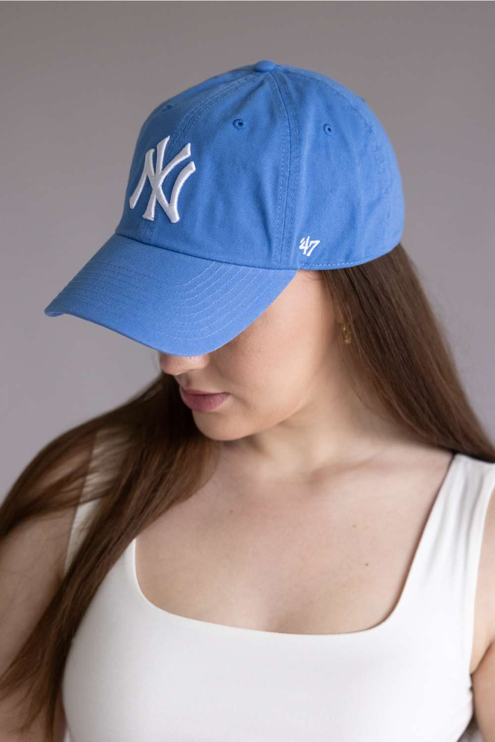47 New York Yankees Clean Up Hat in Periwinkle