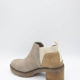 B52 by Bullboxer Ankle Lug Booties for Women in Grey Puddy