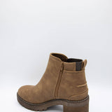 B52 by Bullboxer Chelsea Lug Booties for Women in Brown